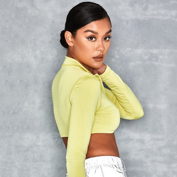 🍀SPONSOR'Lime Green Lycra Long Sleeve🍀 - Picture 6 of 8